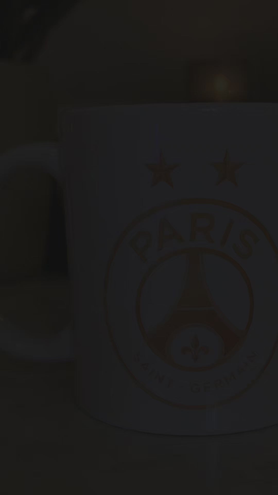 Mug PSG Blanc – 300 ml | Paris est Magique