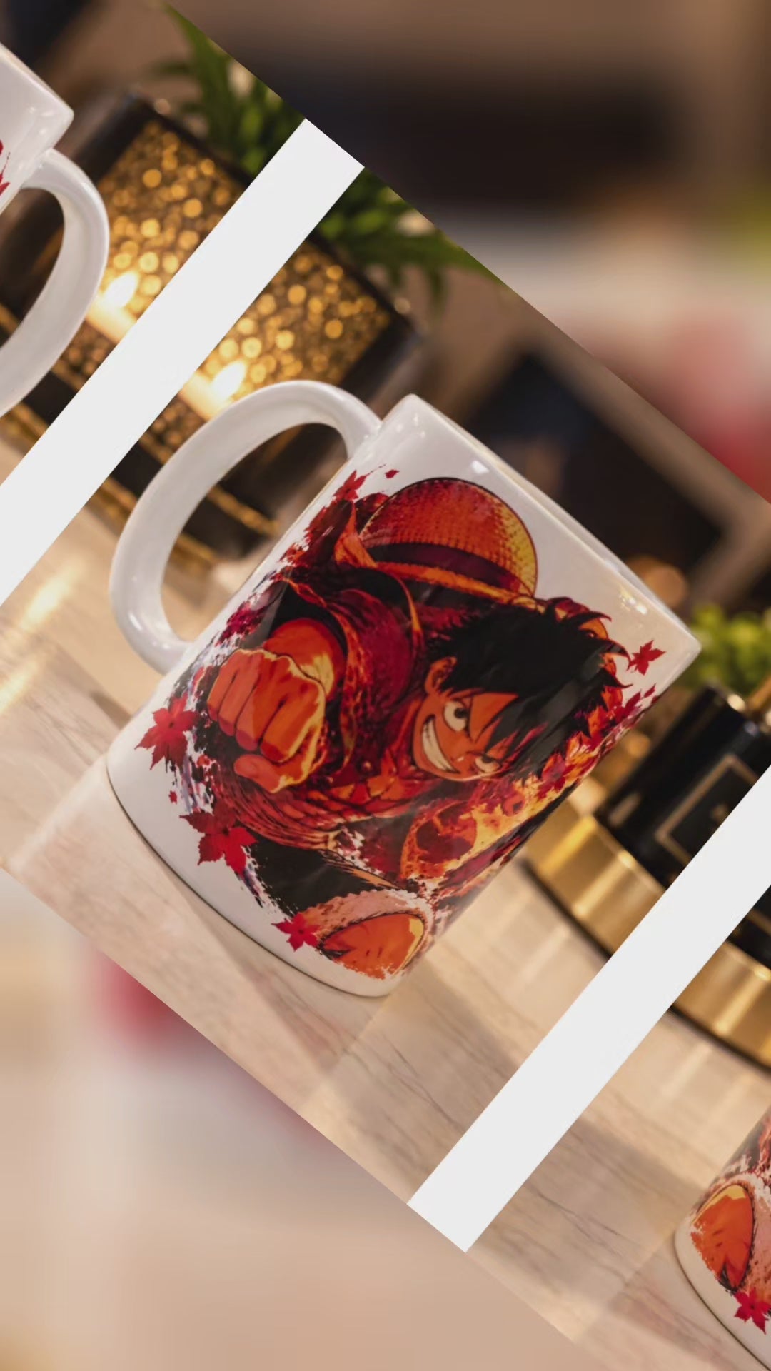 Mug Manga Personnalisé avec Prénom – Tasse 300 ml – Cadeau Fan d’Anime