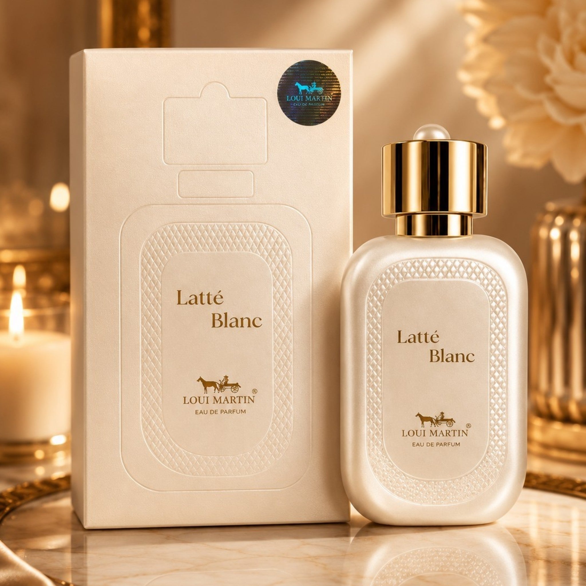 Latté Blanc Eau de Parfum 100 ml – Parfum Gourmand Vanillé Élégant | Loui Martin