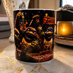 Mug Tortues Ninja Lakers – Idée Cadeau Fan Basket | 300 ml