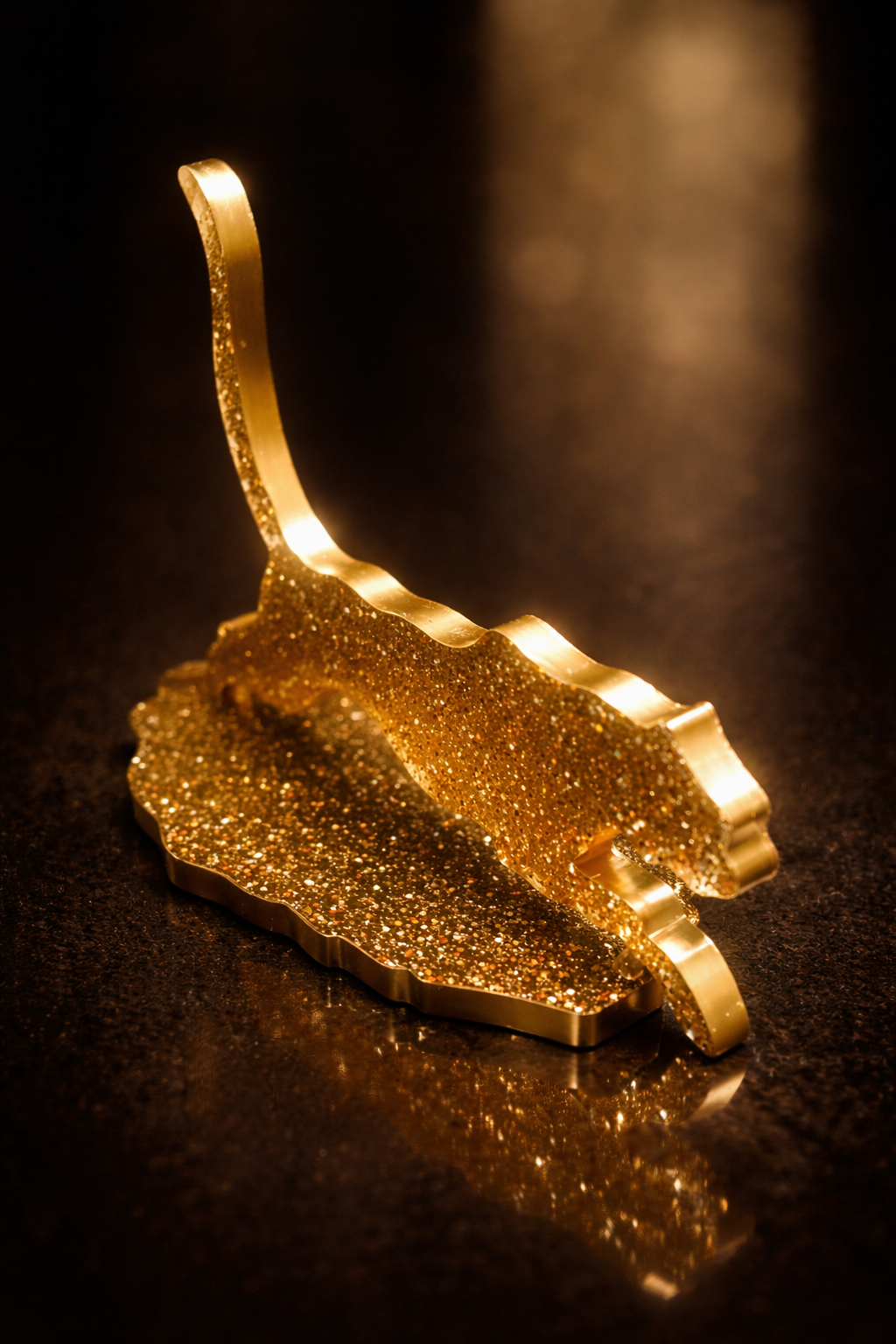 Figurine Jaguar en Résine : Sculpture Décorative Artisanale | Nouraya Créations