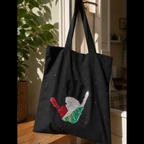 Tote Bag Palestine en Strass – Fait Main & Personnalisé