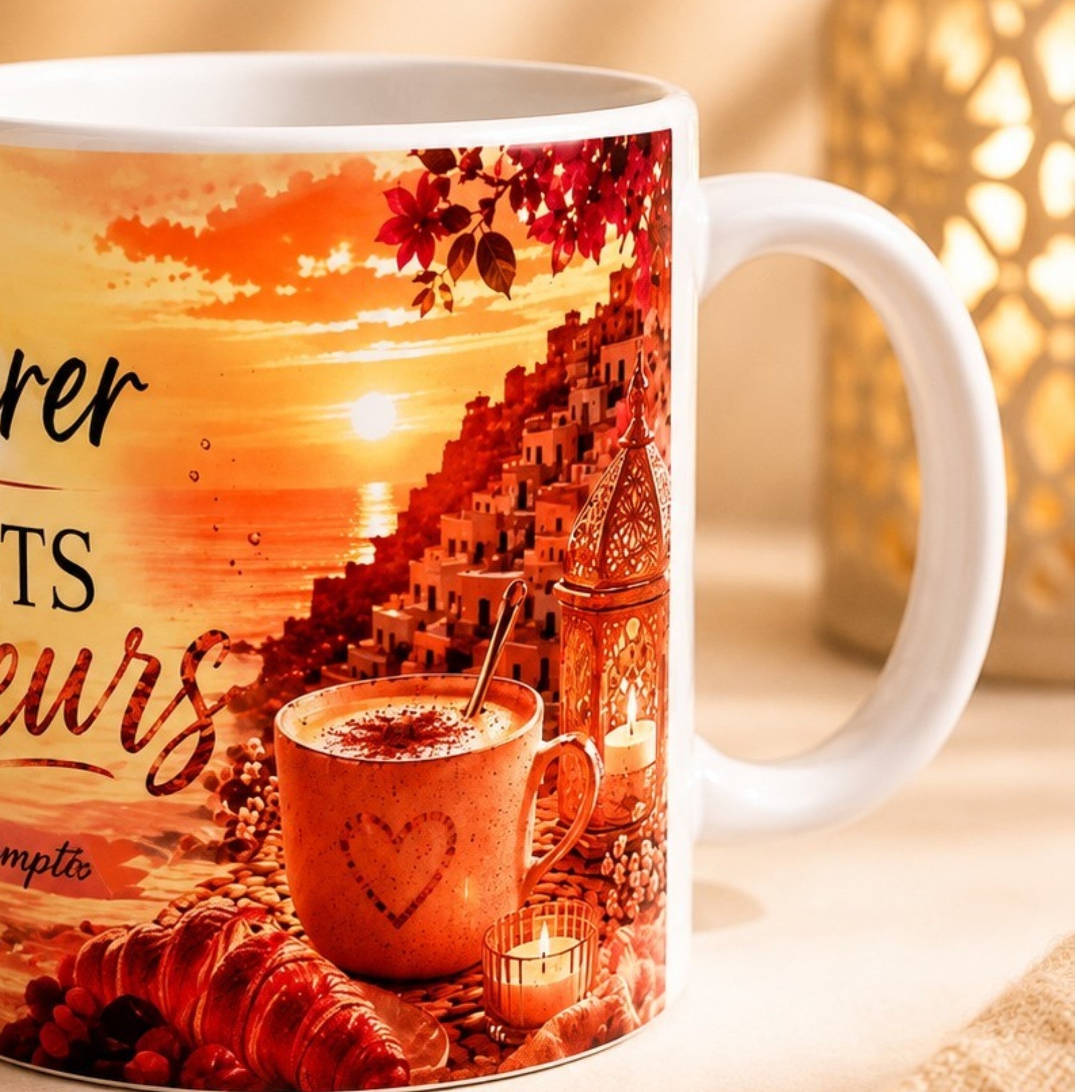 Mug Savourer les Petits Bonheurs – Tasse 300 ml