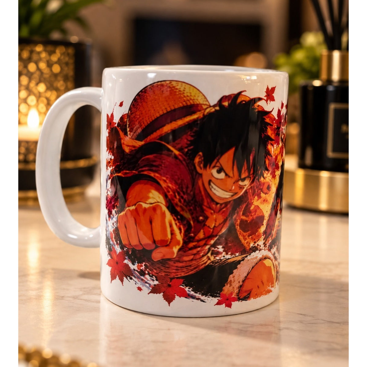 Mug Manga Personnalisé avec Prénom – Tasse 300 ml – Cadeau Fan d’Anime