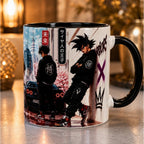 Mug Prince Saiyan –Style Streetwear – Cadeau Fan Manga – Impression Sublimation Haute Qualité