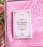 Coffret Tapis de Prière Rose Personnalisable – Citadelle du Musulman – Tasbih & Parfum