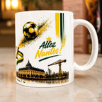 ⚽ Mug personnalisé FC Nantes – Prénom au choix | Cadeau supporter | Mug 300 ml