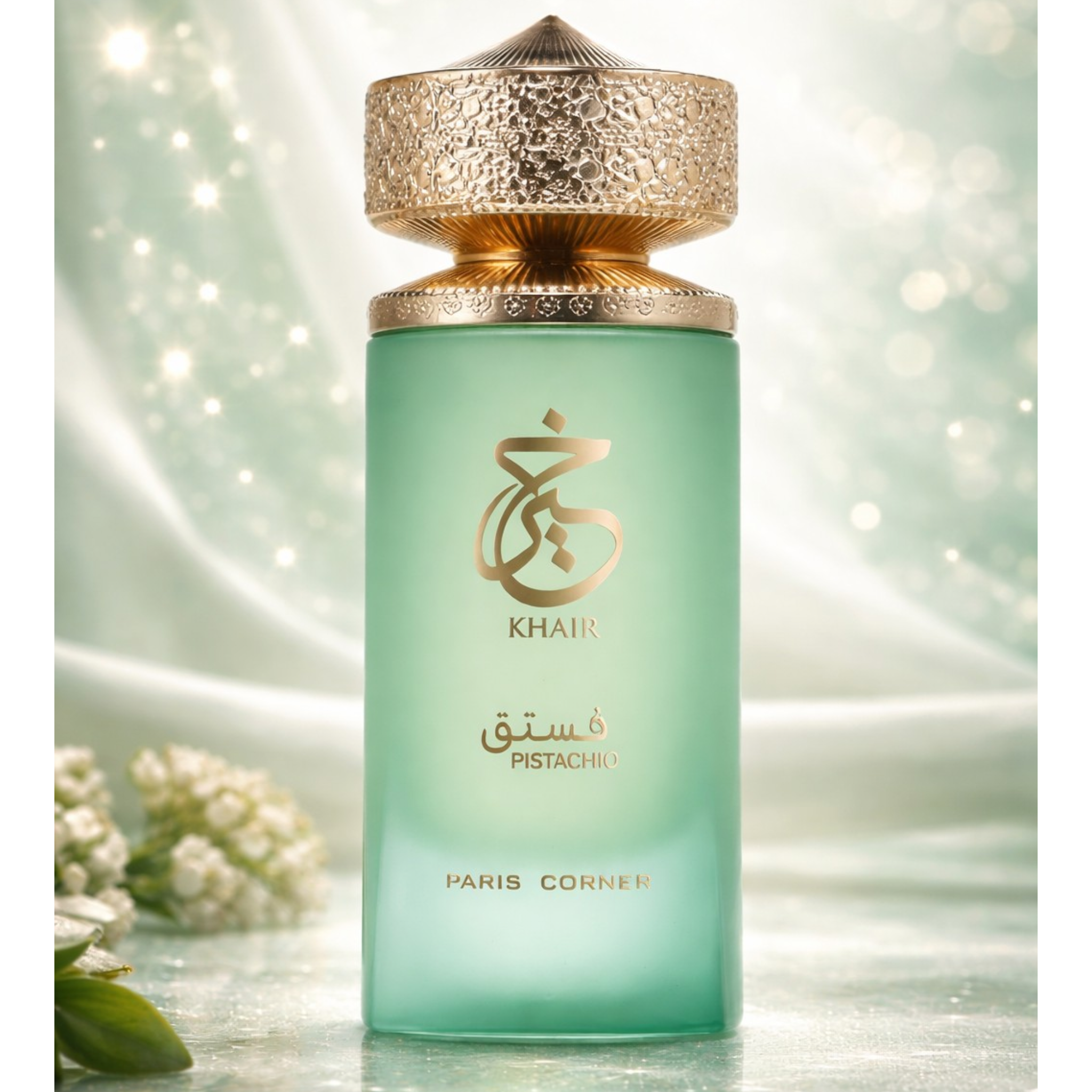 Parfum Khair 100ml – Collection Paris Corner (Peach Delulu, Pistachio, Confection, Fusion) – Parfum gourmand longue tenue