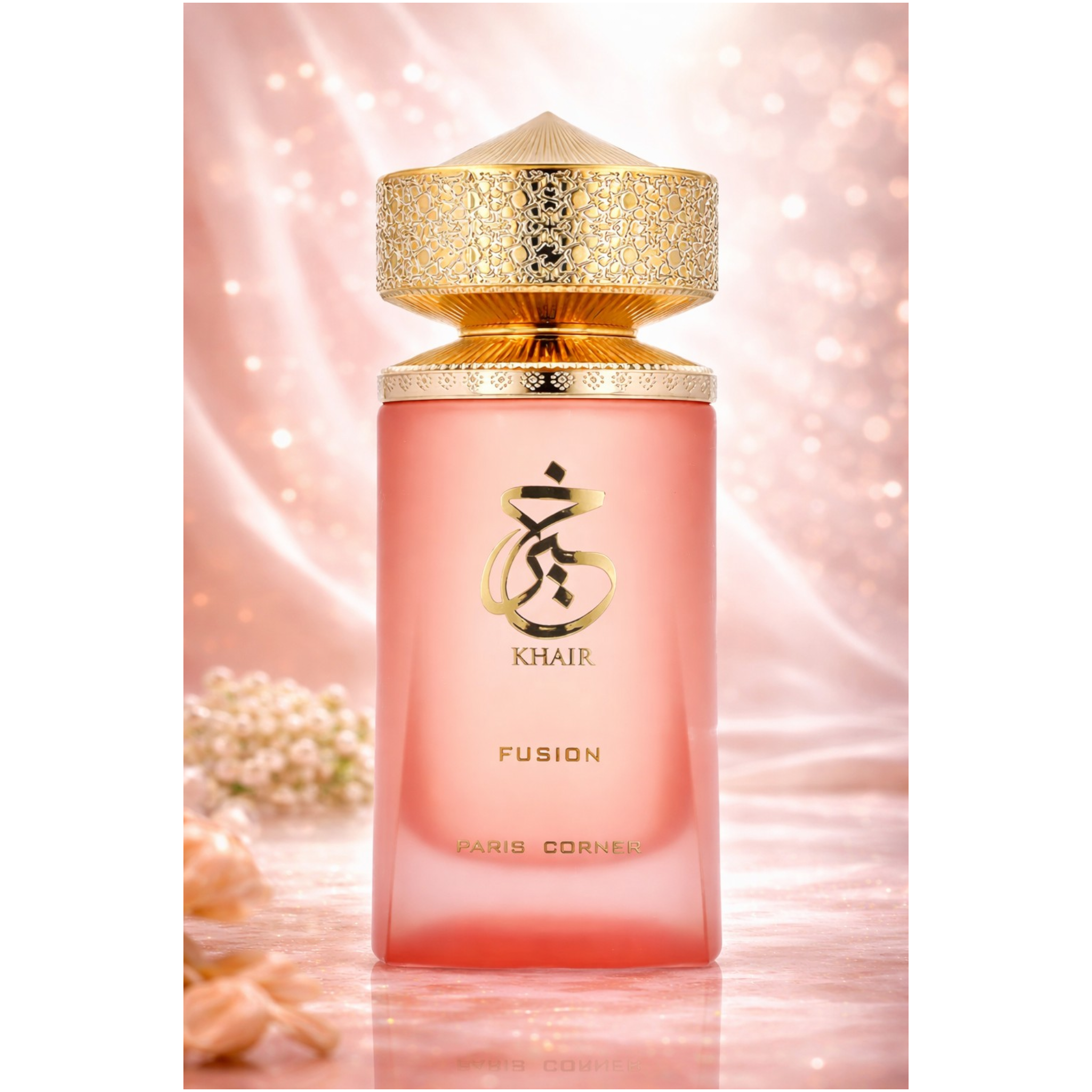 Parfum Khair 100ml – Collection Paris Corner (Peach Delulu, Pistachio, Confection, Fusion) – Parfum gourmand longue tenue