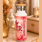 Gourde personnalisée prénom – Cadeau femme original – Bouteille isotherme
