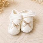 Ensemble bébé garçon 6 pièces – Blanc & Champagne – 100 % coton – Idéal naissance, baptême et cérémonie