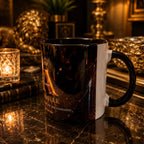 Mug Papa Le Roi de Notre Famille – Cadeau Original Fête des Pères – Tasse Céramique 300 ml