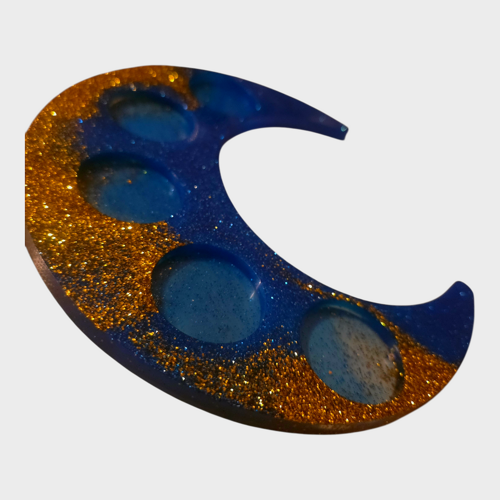 Bougeoir Lune enchantée – Collection 1001 Nuits (20 × 15 cm)