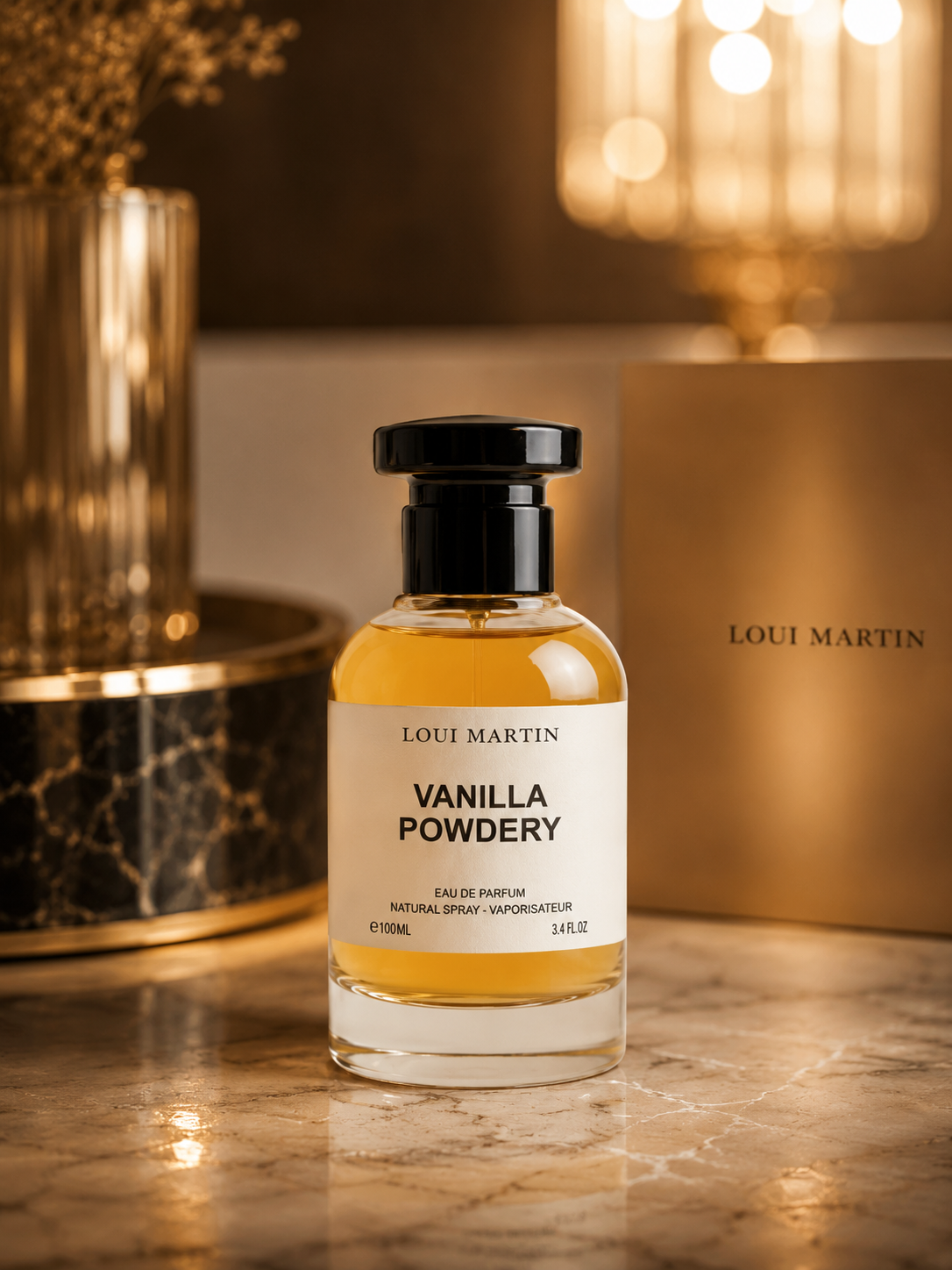 Vanilla Powdery 100ml – Parfum Gourmand Vanillé Élégant | Loui Martin