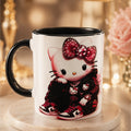 Mug Kawaii Street Style 300 ml – Tasse Design Rose – Cadeau Original