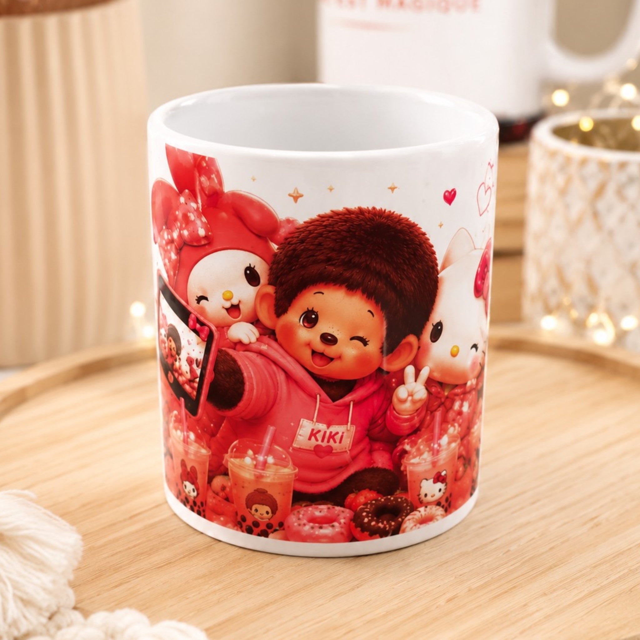 Tasse personnalisée style kawaii – Mug avec prénom – Idée cadeau originale