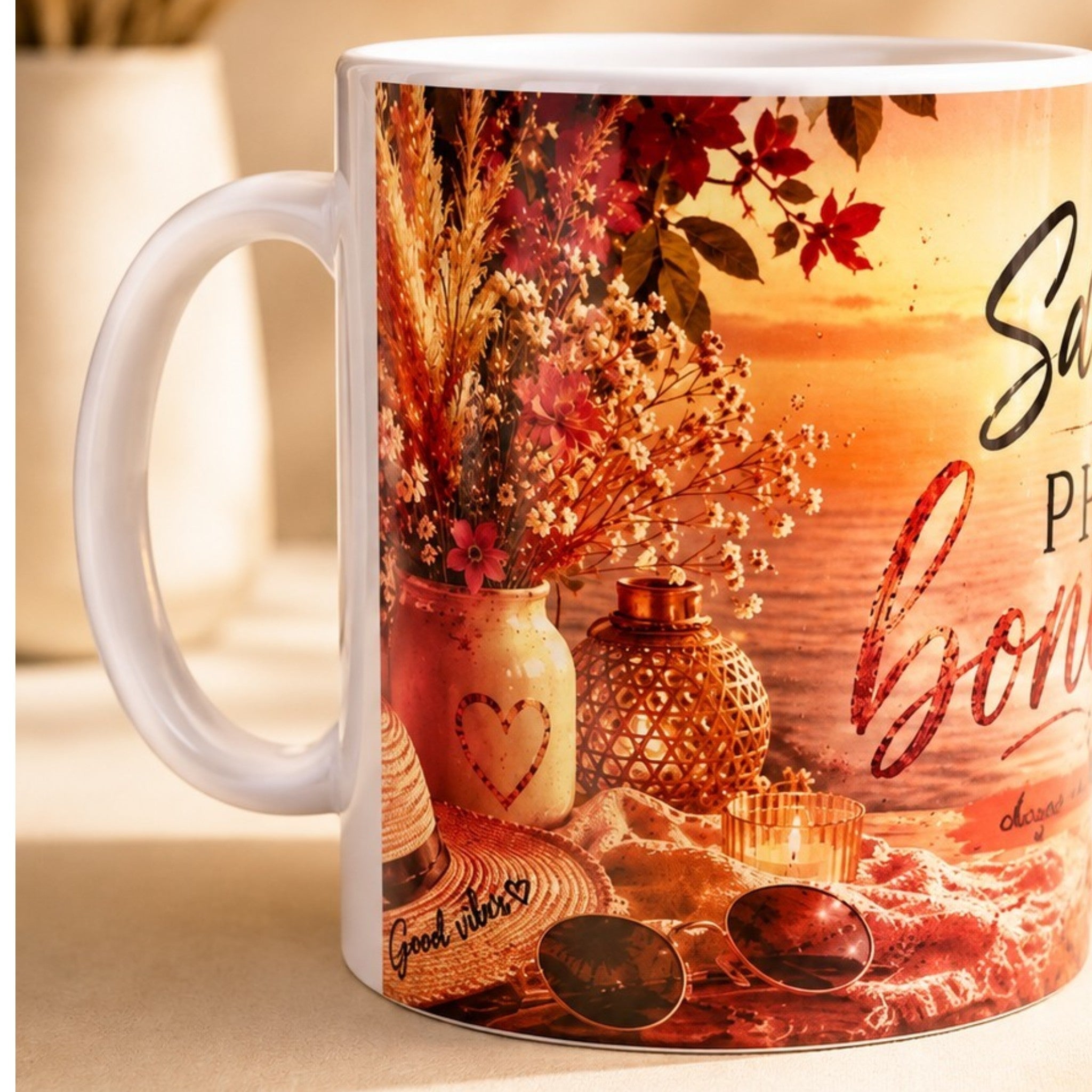 Mug Savourer les Petits Bonheurs – Tasse 300 ml