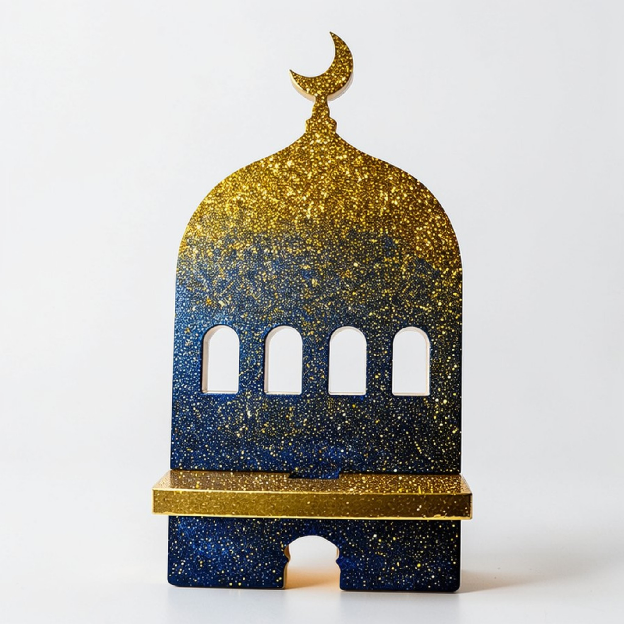 Support téléphone artisanal – Design Mosquée