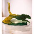 Figurine Jaguar en Résine : Sculpture Décorative Artisanale | Nouraya Créations