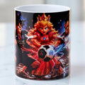 Mug céramique style manga football – Tasse originale 300 ml – Cadeau pour fan d'anime et de sport – Idée cadeau unique