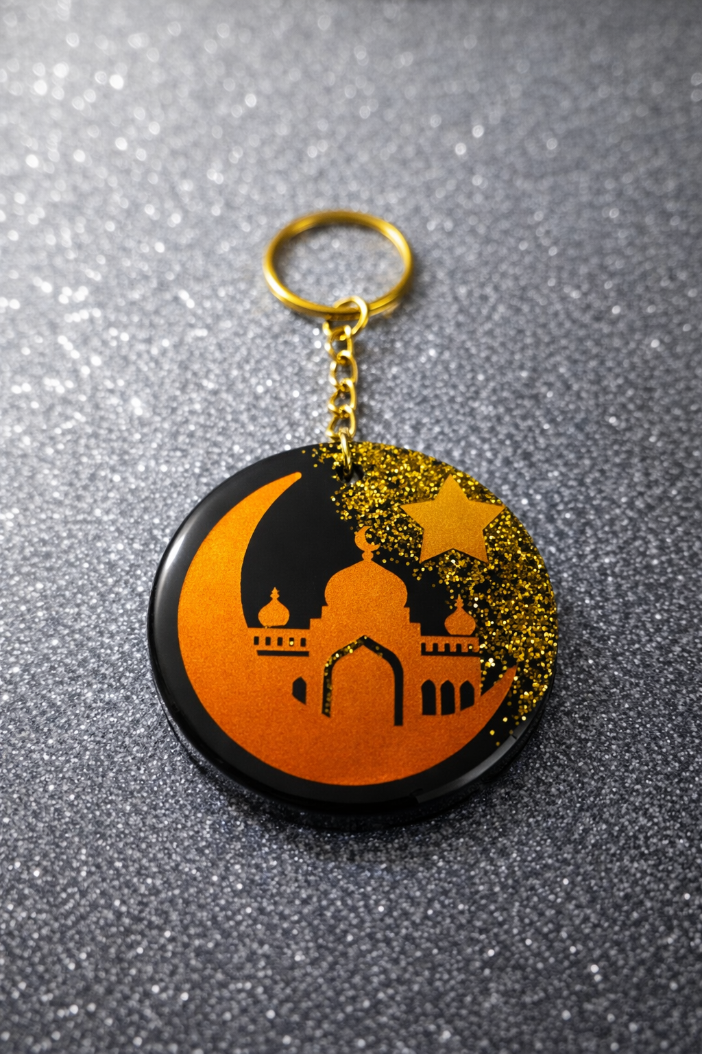 Porte-clé en résine – Collection Noor, Qamar & Najm