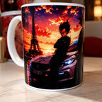 Mug style manga – Tasse céramique design inspiré des forces de l'ordre – 300 ml
