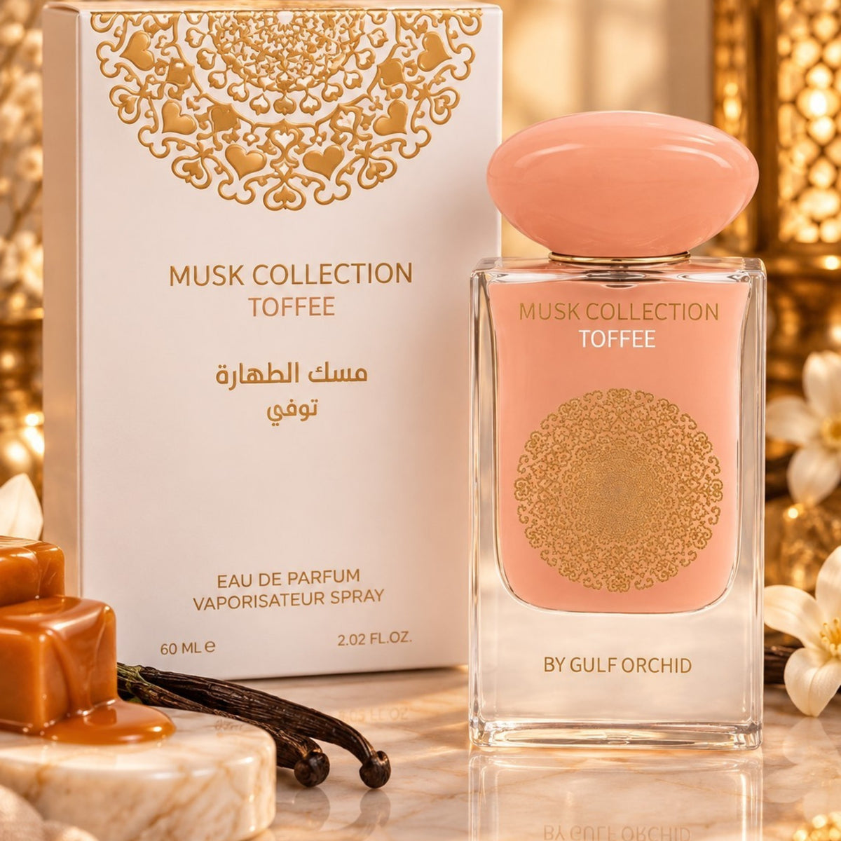 Musk Collection Toffee – Gulf Orchid – Eau de Parfum 60 ml – Parfum gourmand