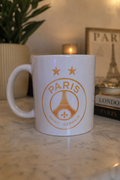 Mug PSG Blanc – 300 ml | Paris est Magique