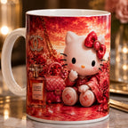 Mug Luxe Rose Personnalisé – Inspiration Glamour & Élégance
