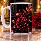 Mug personnalisé  Gothique luxe avec prénom – Tasse en céramique 300 ml