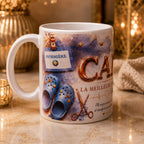 Mug personnalisé Infirmière – Cadeau personnalisé avec le prénom de votre choix – Tasse 300 ml