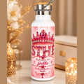 Gourde personnalisée prénom – Cadeau femme original – Bouteille isotherme