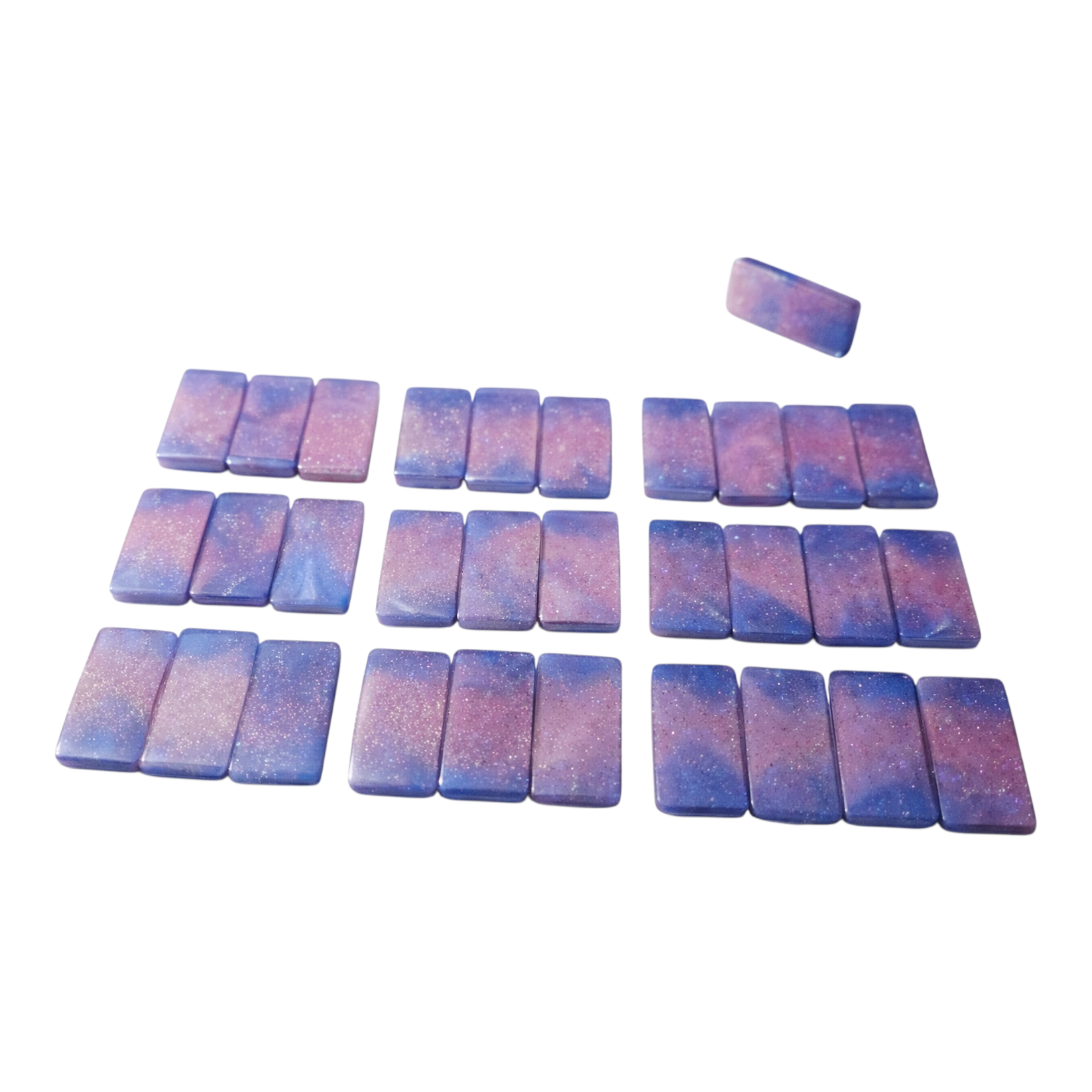 Dominos artisanaux pailletés – Collection 1001 Nuits