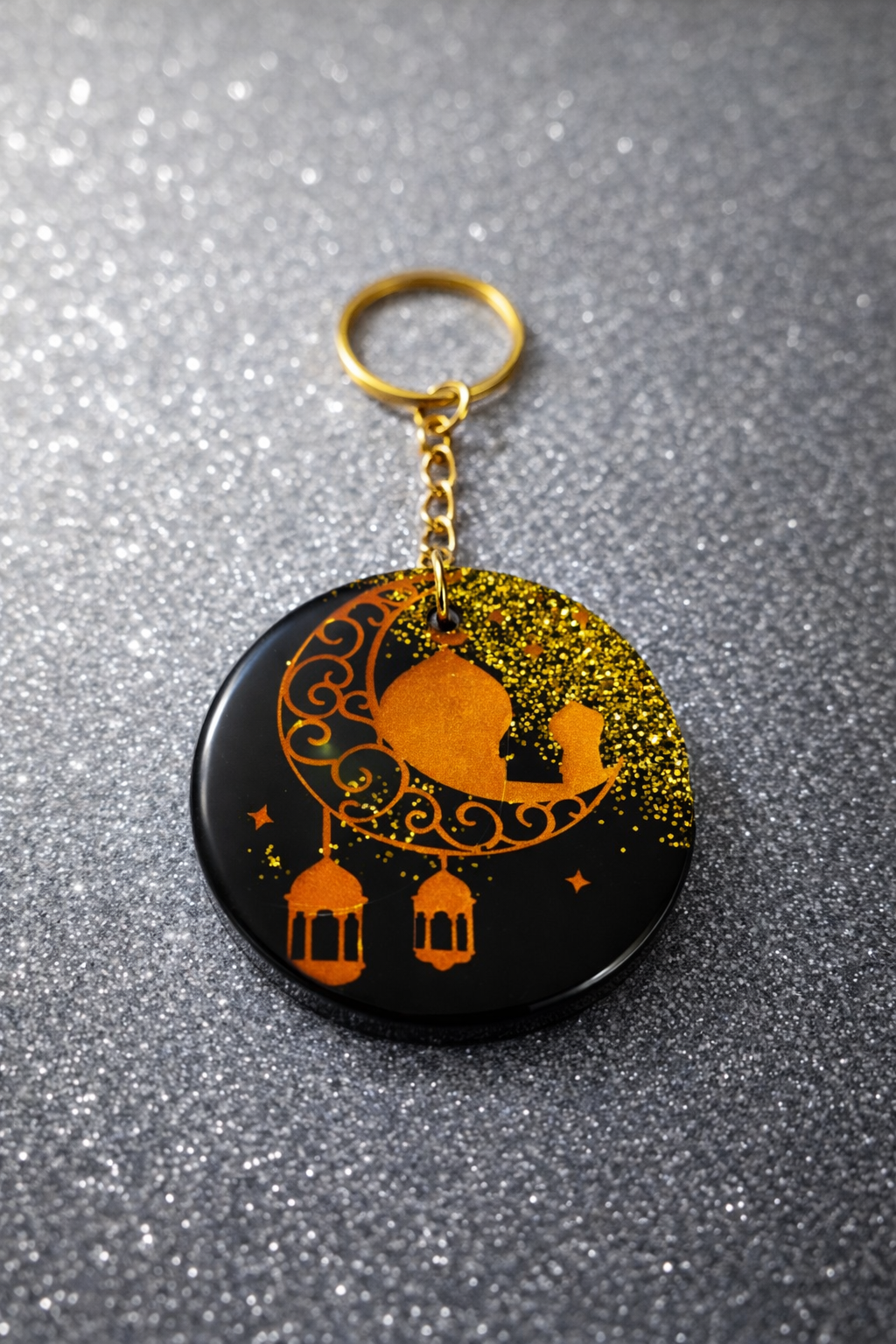 Porte-clé en résine – Collection Noor, Qamar & Najm