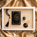 Coffret Spirituel "Sabar" – Tapis de Prière Personnalisable (70x110cm) & Porte-clé en Résine