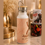 Gourde isotherme Amazigh ⵣ 500 ml en acier inoxydable – Ur Tettu Ara Iẓuran-ik