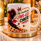 Mug humour femme Ange & Diablesse – Tasse drôle “J’hésite…” – Idée cadeau originale