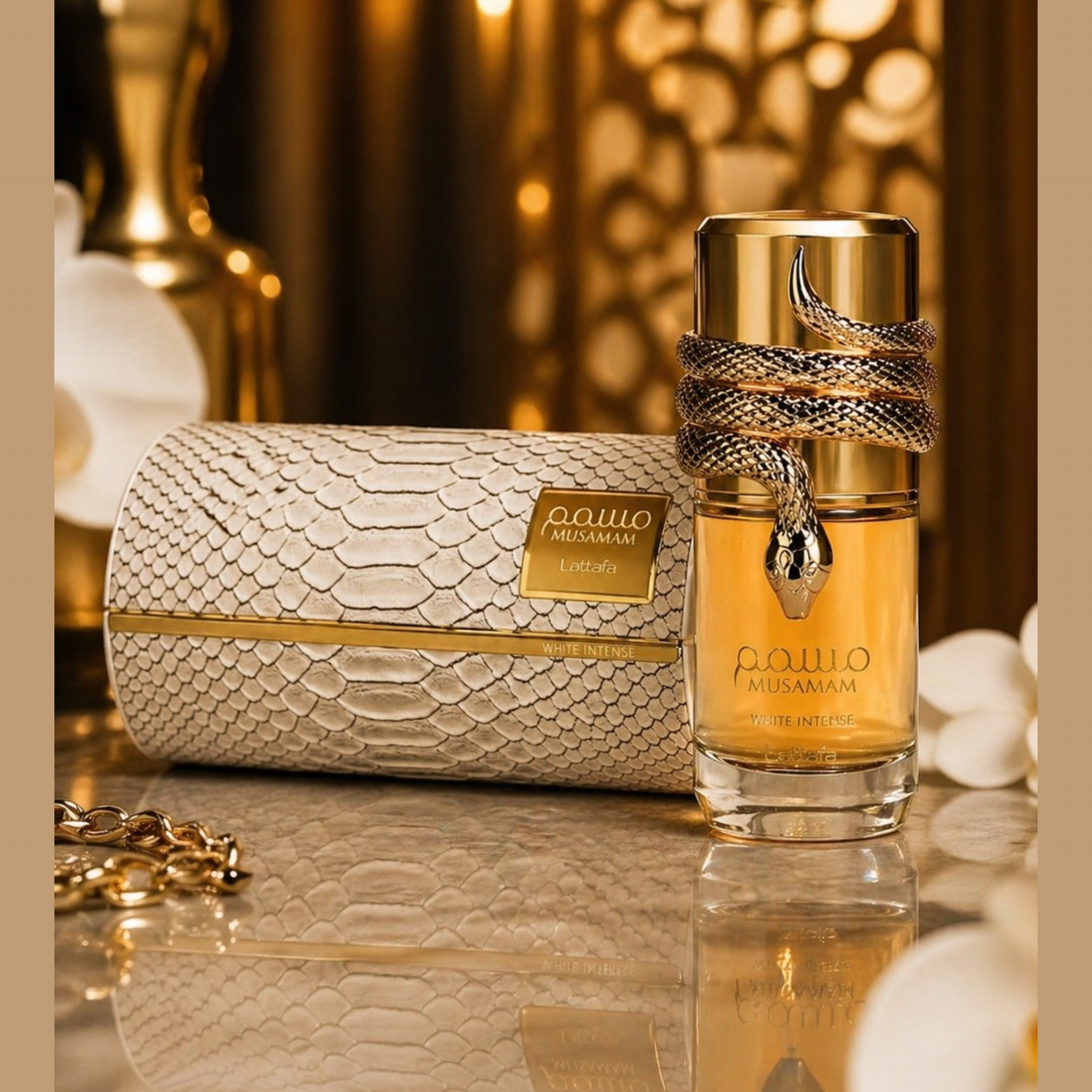 Lattafa Musamam White Intense 100ml – Parfum Oriental Luxe – Longue Tenue