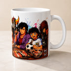 Mug Manga Rétro – Héros Japonais & Repas Ramen – 300 ml