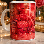 Mug Luxe Rose Personnalisé – Inspiration Glamour & Élégance