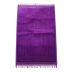 Coffret Cadeau Prière Personnalisé Tapis Velours Violet Parfum & Marque-page Résine Fait Main Idéal pour Cadeaux