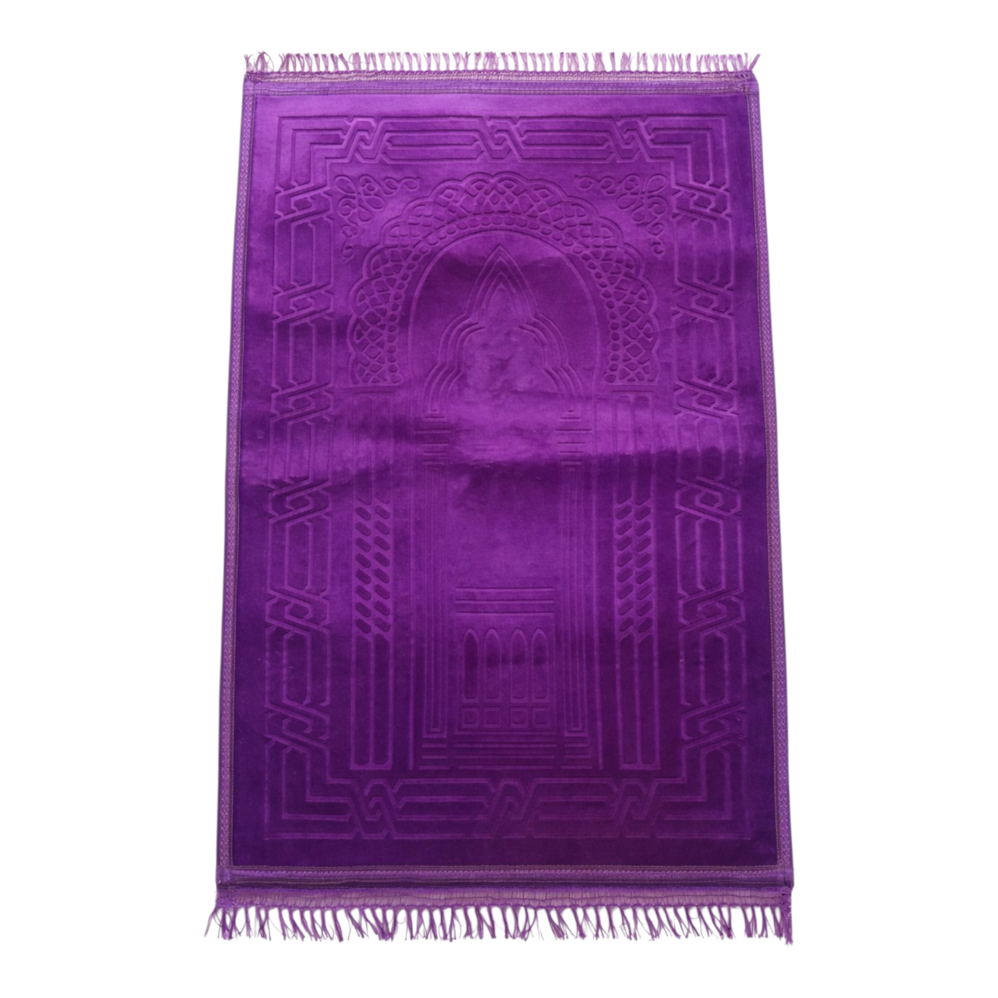 Coffret Cadeau Prière Personnalisé Tapis Velours Violet Parfum & Marque-page Résine Fait Main Idéal pour Cadeaux