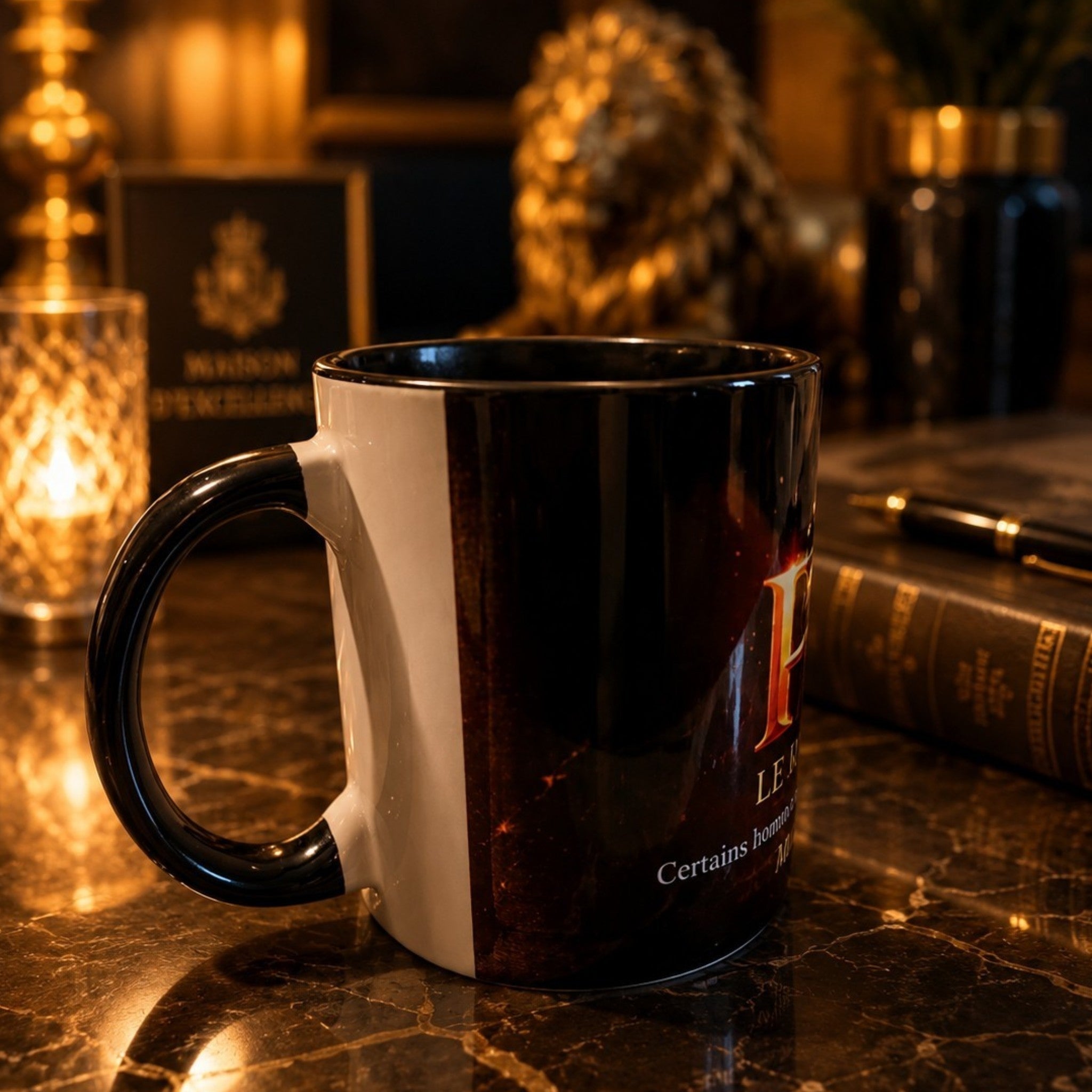 Mug Papa Le Roi de Notre Famille – Cadeau Original Fête des Pères – Tasse Céramique 300 ml